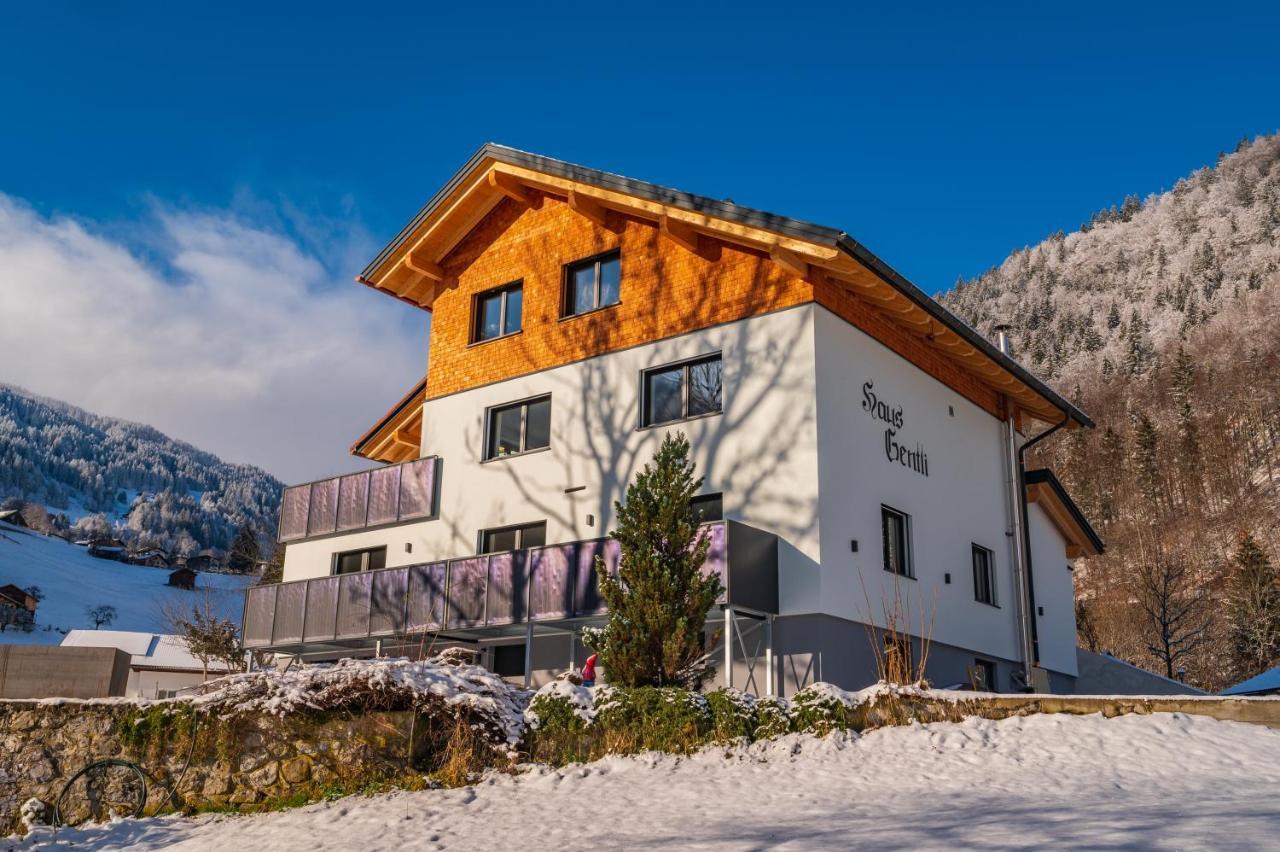 Ferienwohnung Haus Gentli Schruns Exterior foto