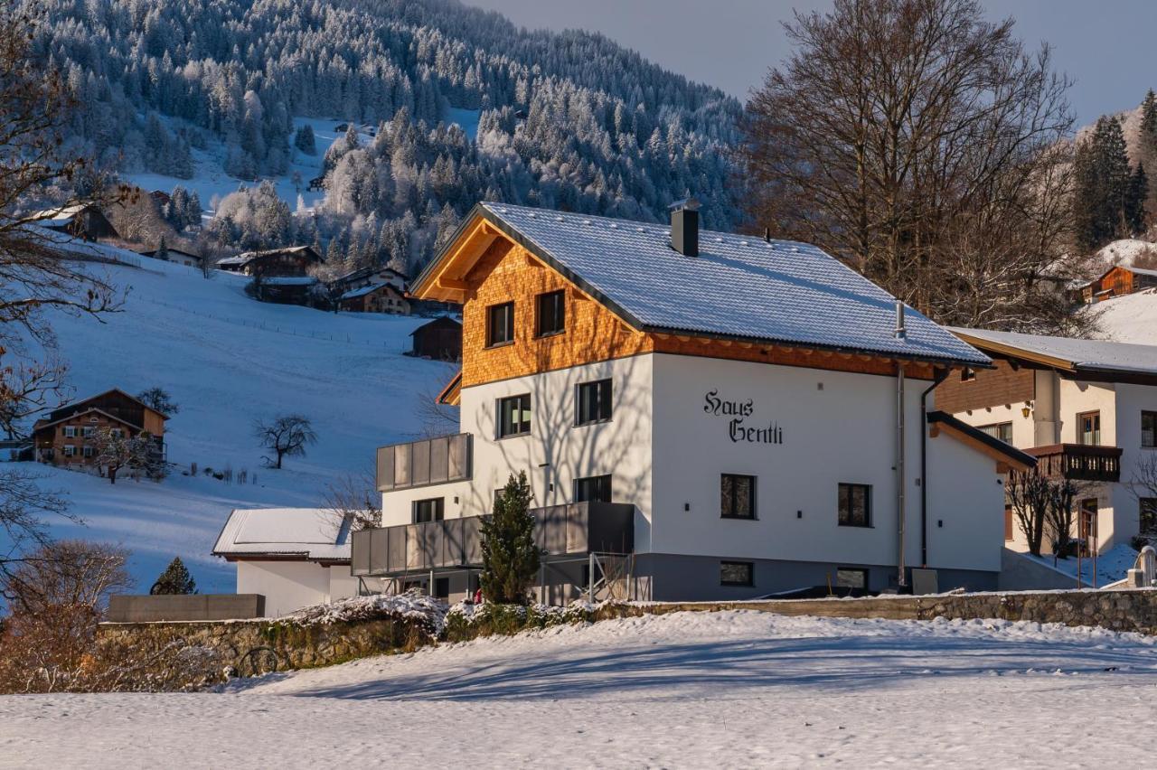 Ferienwohnung Haus Gentli Schruns Exterior foto