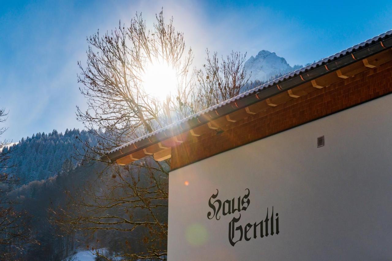 Ferienwohnung Haus Gentli Schruns Exterior foto